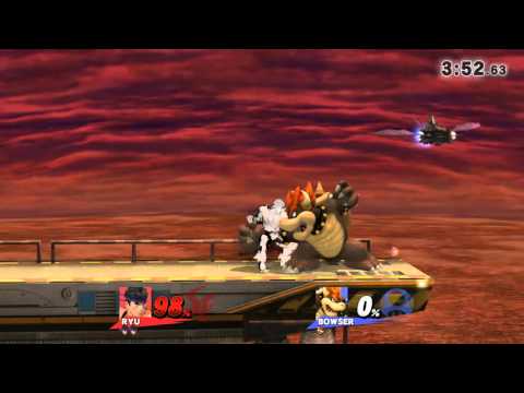 Ryu's Focus attack combos and KO