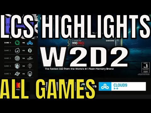 LCS Spring 2023 W2D2 Highlights ALL GAMES - FLY vs C9, DIG vs EG, TSM vs 100, TL vs GG, CLG vs IMT