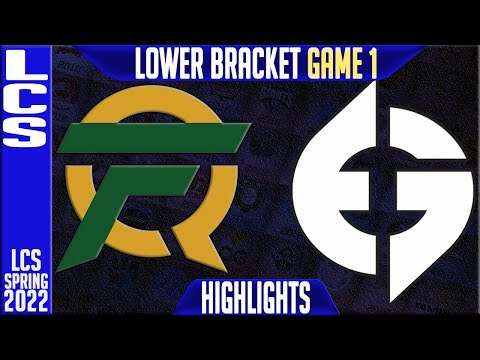 FLY vs EG Highlights Game 1 | Lower Round 1 LCS Playoffs Spring 2022 | FlyQuest vs Evil Geniuses G1