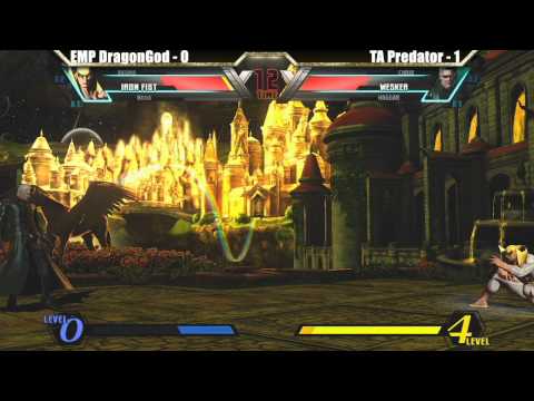 UMVC3 EMP DragonGod vs TA Predator - Chris Matrix Raw Skills Challenge