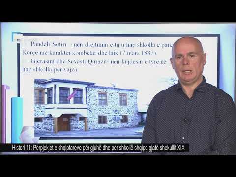 Histori 11 - Përpjekjet e shqiptarëve për gjuhë dhe shkollë shqipe gjatë shekullit XIX