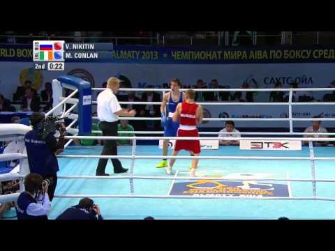 Men's Bantam (56kg) - Quarter Final - Vladimir NIKITIN (RUS) vs Michael CONLAN (IRL)