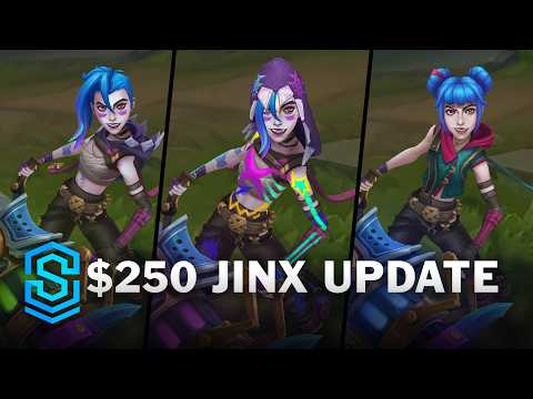 Arcane Fractured Jinx Comparison Skin Spotlight