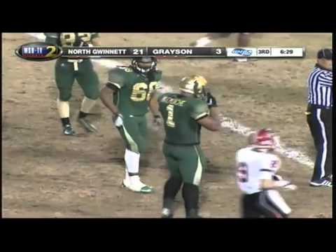 Grayson DE Robert Nkemdiche sacks for 11 yards