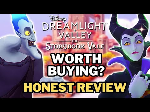 IS THE STORYBOOK VALE DLC WORTH BUYING??//FIRST LOOK REVIEW//SPOILER FREE//DISNEY DREAMLIGHT VALLEY