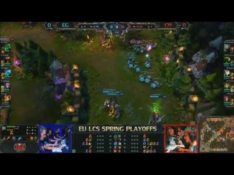 [Quarterfinals Recap] Match1 EG vs CW [EU LCS Spring Playoffs] (26/04/2013)
