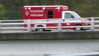 preview picture of video 'Roanoke City Medic 4 Responding 3-25-12'