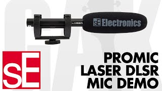 Video thumbnail for sE Electronics - ProMic Laser DSLR Camera Mic by GAK