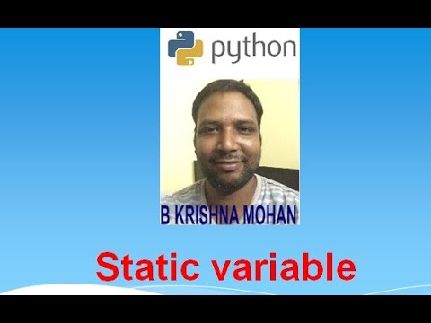 Python Static Variable 1