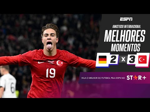 Gols e lances de Alemanha x Turquia