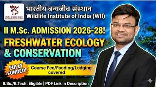 WII M.Sc Admission 2026 🔥 Fully Funded | No Fees + Free Stay | Apply Now!