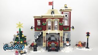 Lego Creator Expert 10263 - Winter Village Fire Station - Le test en Français