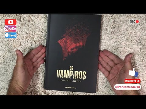Os vampiros por Felipe Melo e Juan Cavia - Editora SESI SP - Preview PorDentrodaHQ