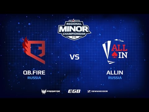 [EN] ALLIN vs Quantum Bellator Fire, map 1 train, StarLadder Regional Minor Championship CIS