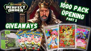 PACK PERFECT ORDER MSRP OPENING Part 2 + GIVEAWAYS LIVE!