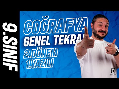 9.sınıf coğrafya 2.dönem 1.yazılı konu anlatımı 🔴 Full Tekrar / Genel Tekrar 2025