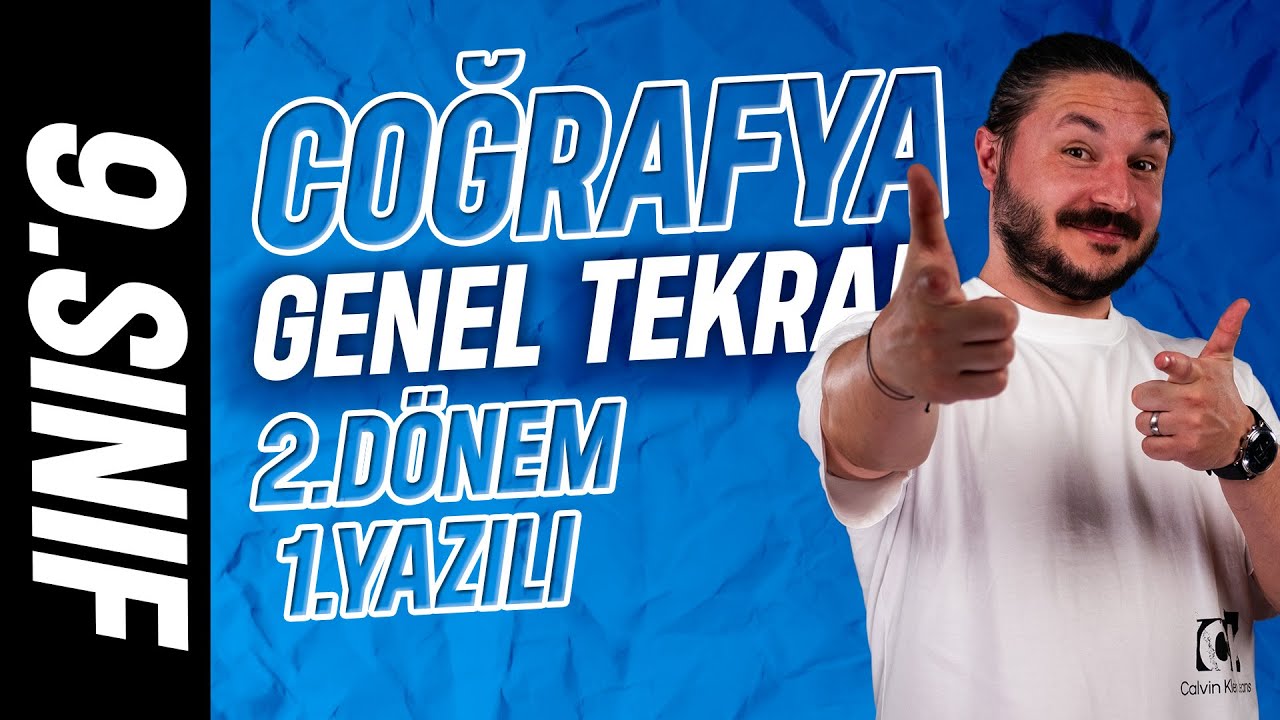 9.sınıf coğrafya 2.dönem 1.yazılı konu anlatımı 🔴 Full Tekrar / Genel Tekrar 2025