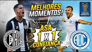 EM JOGO COM MAIS DE 1 HORA DE PARALISAÇÃO, CONFIANÇA EMPATA COM ASA NO FIM E MANTÊM A LIDERANÇA