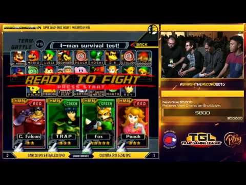 STR2015 - SP | Cactuar & SP | Zhu Vs. Gahtzu & Fearless - SSBM Doubles - Smash Melee