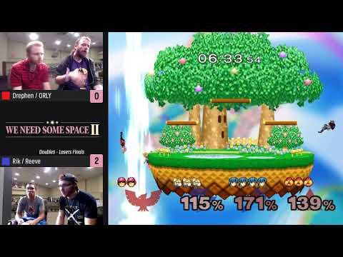 We Need Some Space 2 - Drephen / ORLY vs Rik / Reeve - Doubles - Losers Finals