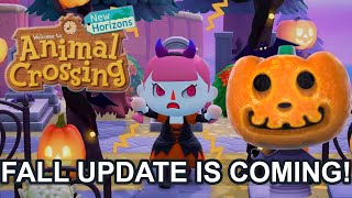 FALL UPDATE Is Coming Plus LOTS Of Animal Crossing News!