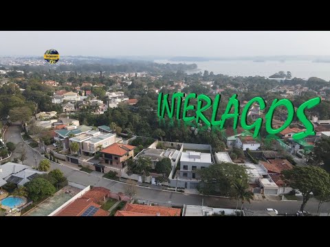 AUTÓDROMO DE INTERLAGOS E SEUS ENTORNOS COM SUAS MANSÕES MILIONÁRIAS SOBREVOO NA ÁREA NOBRE.