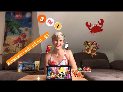 LEGO® Creator 3in1 Aquarium 31122 - alle 3 Varianten - Unboxing und Speedbuild #summeredition