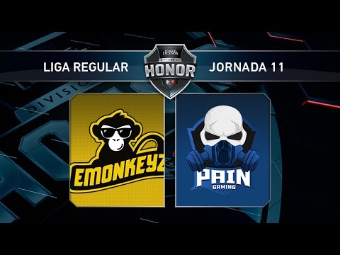 Emonkeyz Club vs Pain Gaming - #LoLHonor11 - Mapa 1 - Jornada 11 - T11
