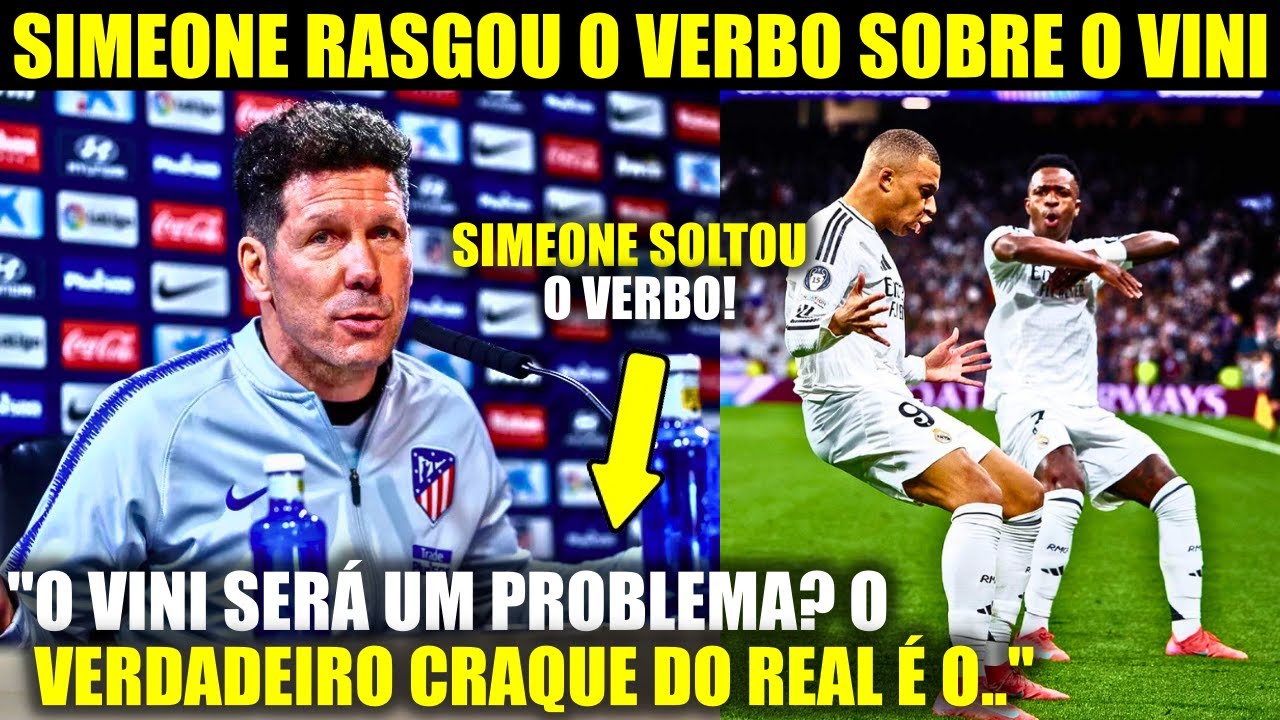 🚨 EITA! Olha o que o SIMEONE FALOU SOBRE ENFRENTAR O VINI JR e o REAL MADRID!