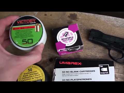 Weihrauch HW 94 Munitionstest mit guter alter 9mmR