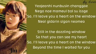 Download lagu Jin (진) - Heart on the Window ft. WENDY (Lyrics Rom/Eng) mp3