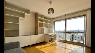 LOCATION MEUBLEE - STUDIO AVEC VUE DEGAGEE située rue du Poteau à Paris 18eme