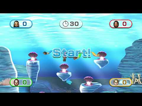 Pearl Plunder - Wii Party Minigame [4K 60FPS]