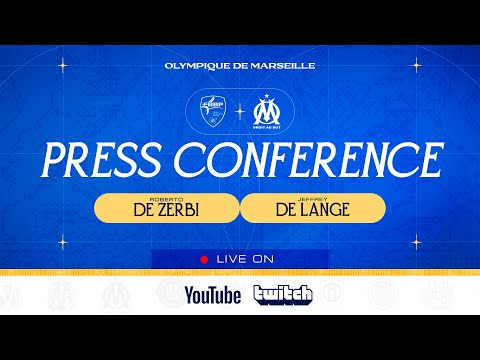 🎙️ Revivez la conférence de presse de Roberto De Zerbi et Jeffrey De Lange avant #FBBP01OM