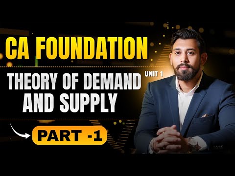 Law of Demand and Elasticity of Demand | Ca foundation | Part 1 | Business Economics