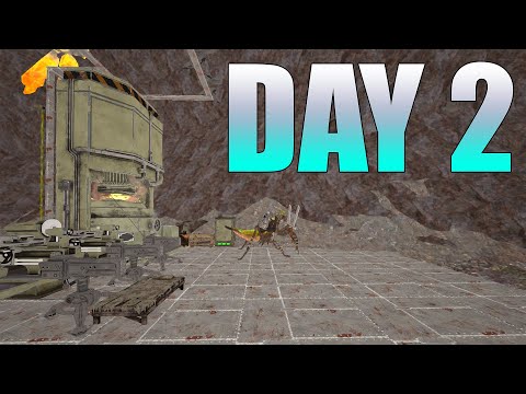 SOLO Defending Our Broken Castle Cave Day 1! | Ark PvP