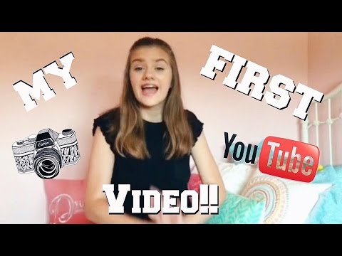 My First YouTube Video + Get to Know Me! Video