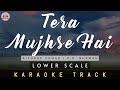TERA MUJHSE HAI PEHLE KA KARAOKE TRACK LOWER SCALE Kishore Kumar R D Burman Unplugged