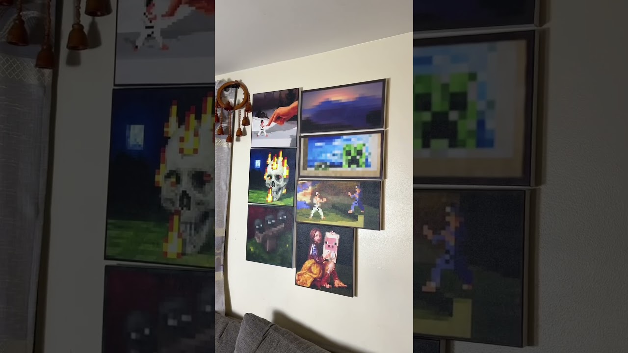 The details on the last one😳👨‍🎨#art #nostalgia #painting #minecraft #artist #nostalgic