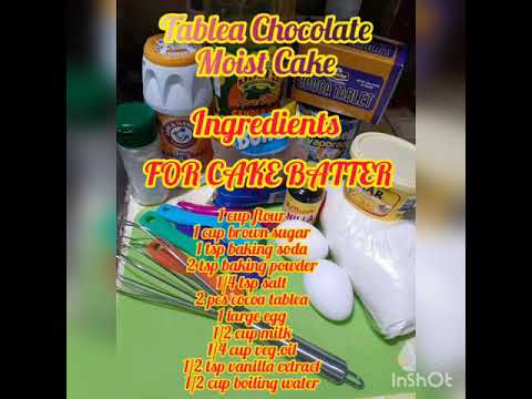 TABLEA CHOCOLATE MOIST CAKE,watch out for another Recipes Happy cooking!