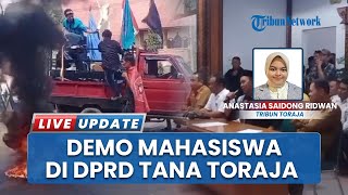 Aksi Mahasiswa di DPRD Tana Toraja Memanas, Tolak Audiensi di Luar Desak Masuk Ruang Paripurna