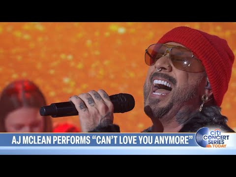 AJ McLean - Can’t Love You Anymore (Live On Today Show)