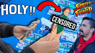 Inappropriate video games at the flea market...