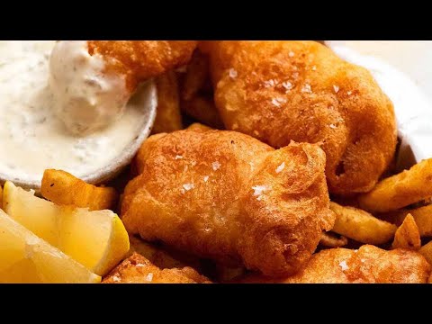 Beer Battered Fish - the lightest, crispiest fish batter ever!