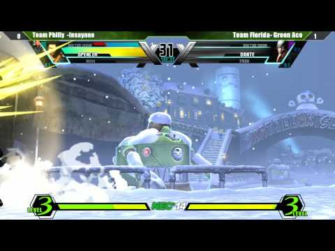 UMVC3 @ Curleh Mustache Battle Royale 2 - Team Philly vs Team Florida