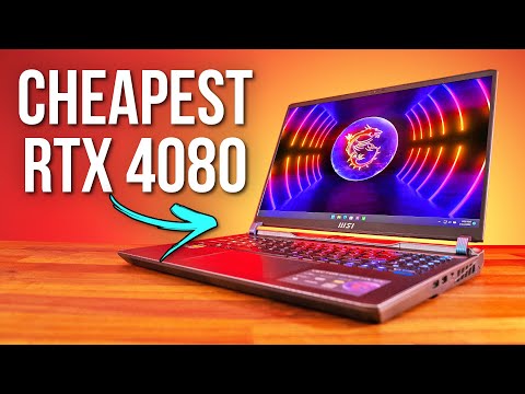 The Cheapest RTX 4080 Gaming Laptop! MSI GP68 Review