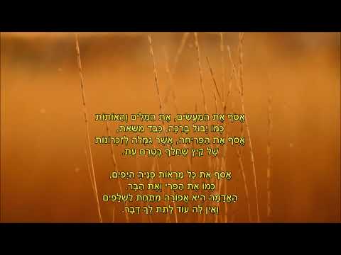 שיר עד - אסיף - מילים: איתמר פרת | לחן: נעמי שמר | שירה: רונית אופיר, 2001 - Ronit Ophir
