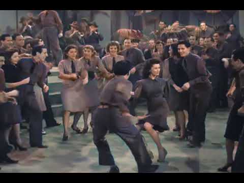 Jewel McGowan and Dean Collins - Buck Privates (1941) | Colorized with DeOldify