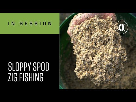 CARPologyTV - In Session at Shearwater - How to use a sloppy spod mix and fish Zigs over the top