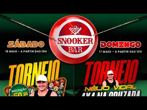 TORNEIO DE SINUCA 4x4 MACAÉ RJ  - AO VIVO JARDEL SNOOKER